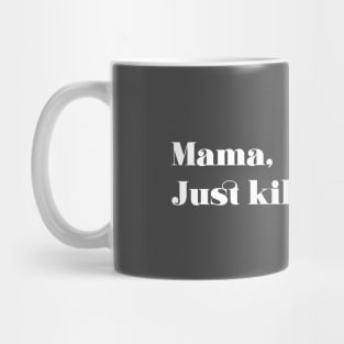 Bohemian Rhapsody, white Mug